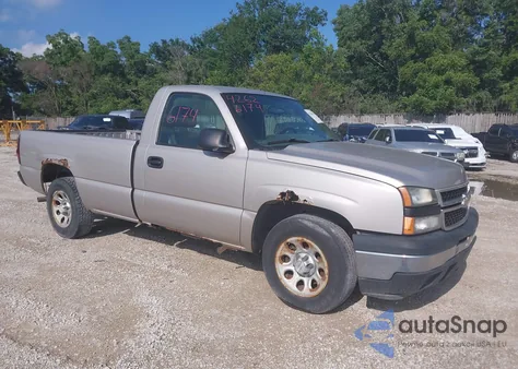 2006 Chevrolet Silverado 1500 Work Truck из США, поврежденный, VIN 3GCEC14X76G247336